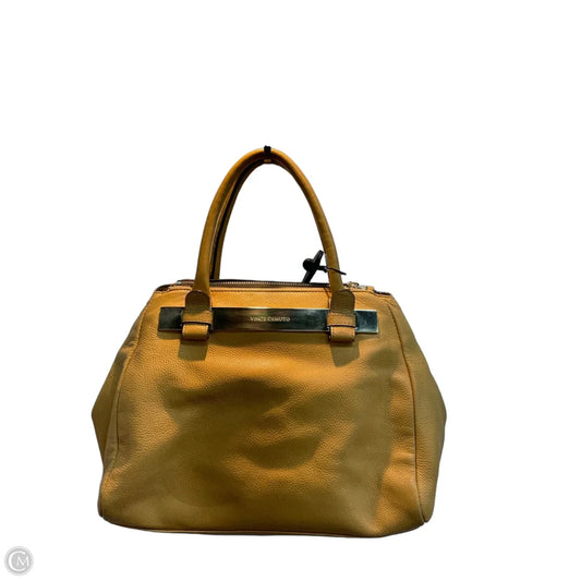 Handbag Leather By Vince Camuto, Size: Medium