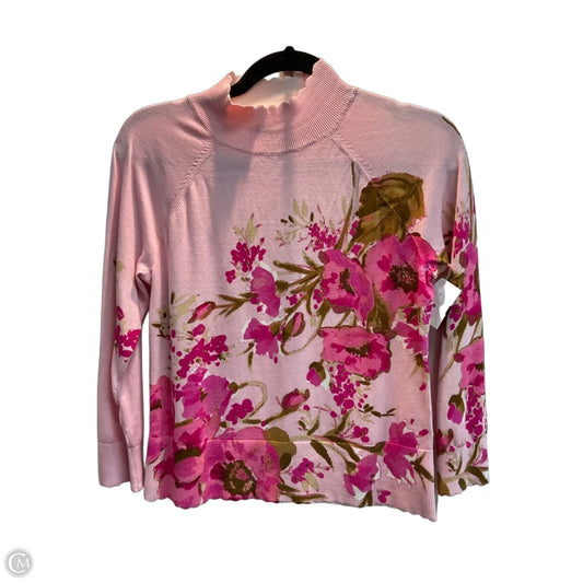 Sweater By Talbots In Pink, Size: S