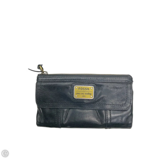 Wristlet Leather By Fossil, Size: Small