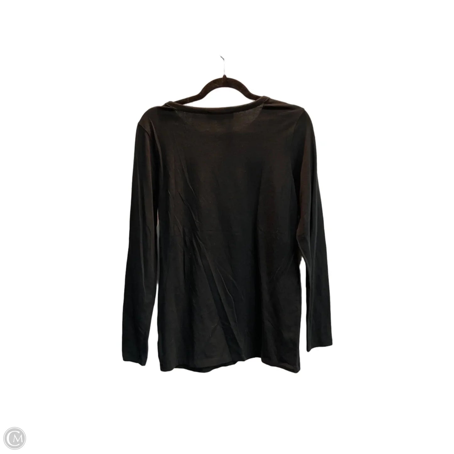 Top Long Sleeve Basic By Michael By Michael Kors In Black, Size: M