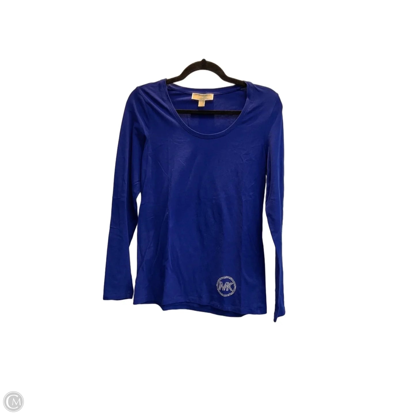 Top Long Sleeve Basic By Michael By Michael Kors In Blue, Size: S