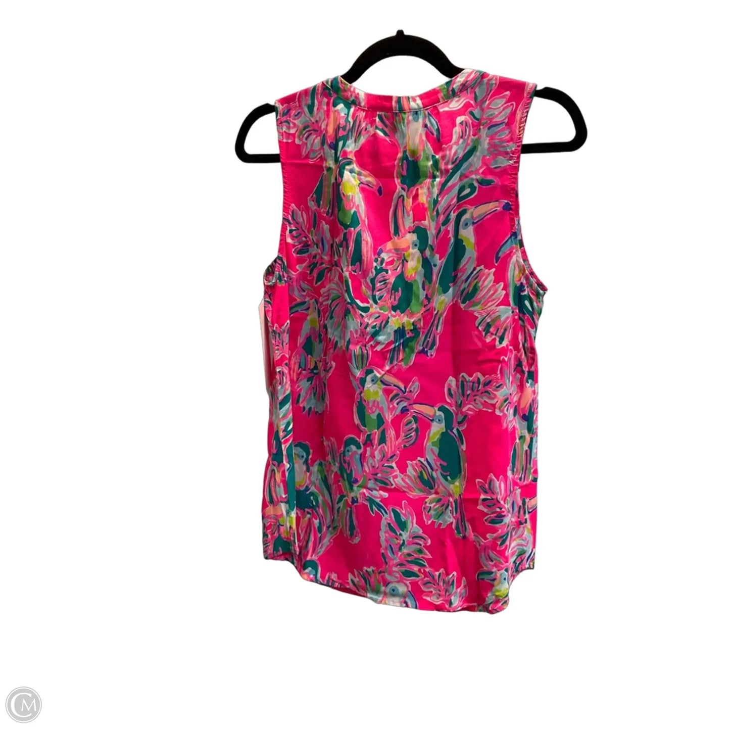 Top Sleeveless Designer By Lilly Pulitzer In Pink, Size: M