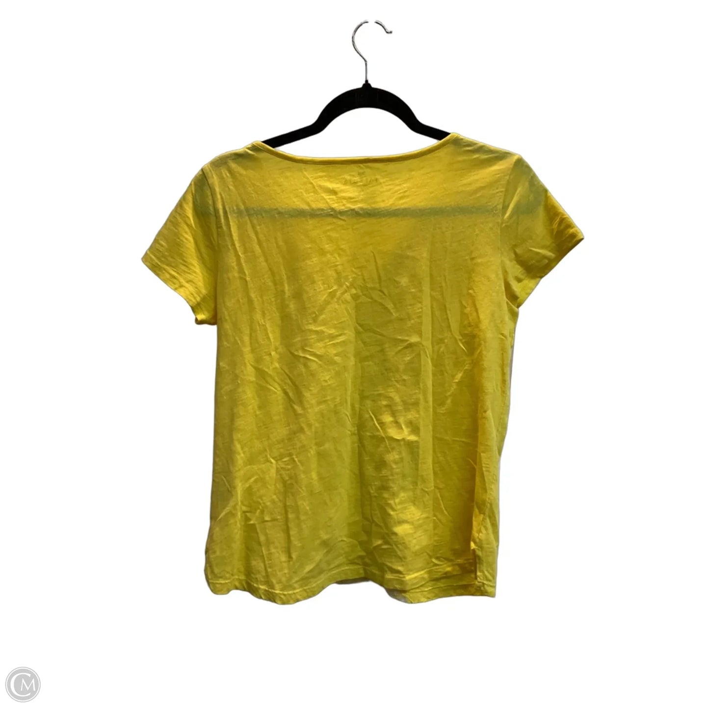 Top Short Sleeve By Talbots In Yellow, Size: Sp