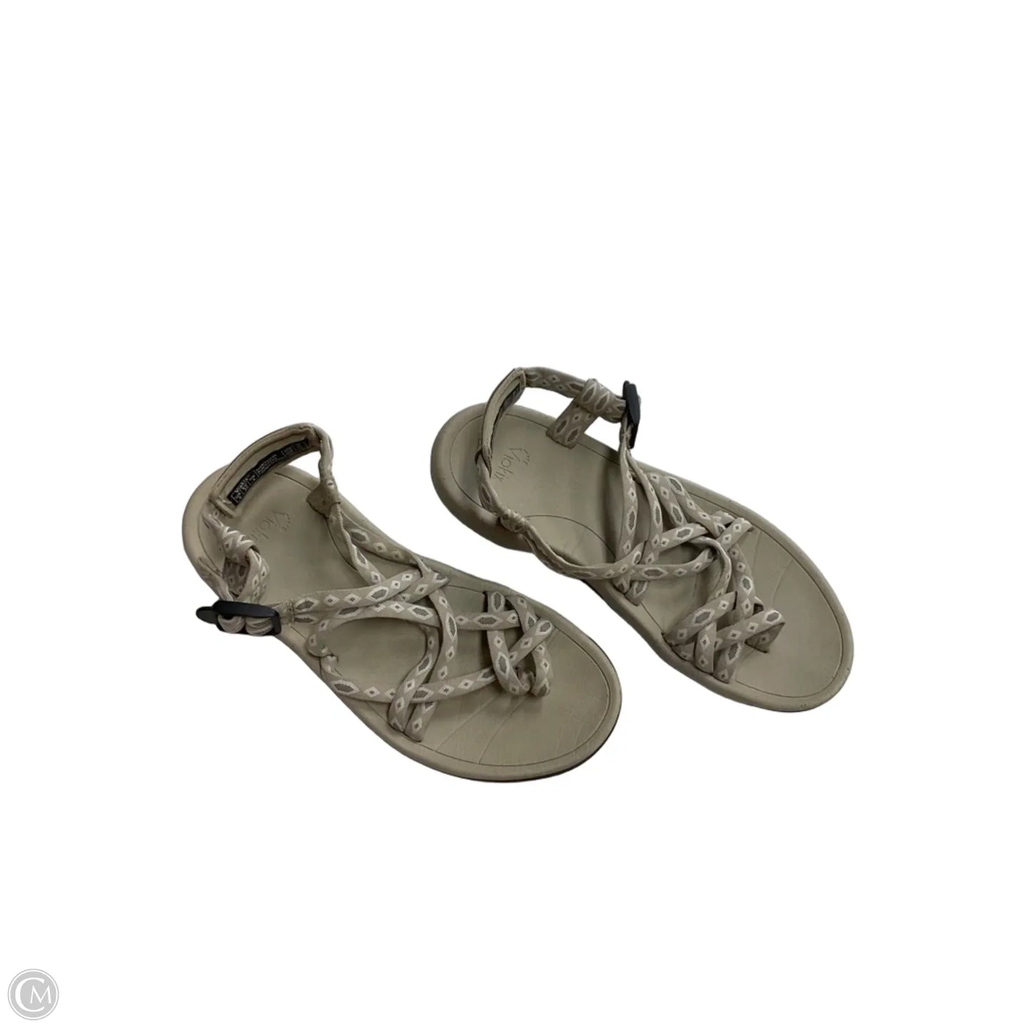 Sandals Sport By Clothes Mentor In Tan, Size: 6