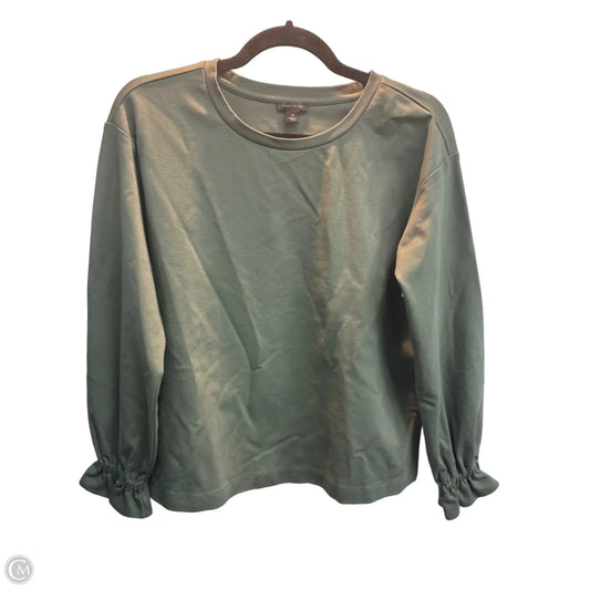 Top Long Sleeve By Ann Taylor In Green, Size: Xs