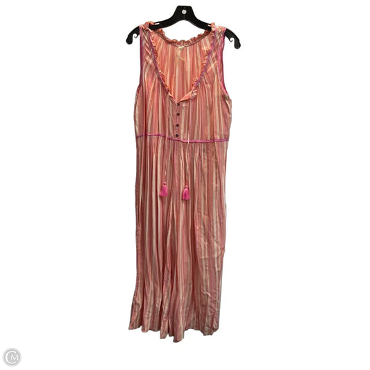 Dress Casual Maxi By Anthropologie In Pink, Size: M