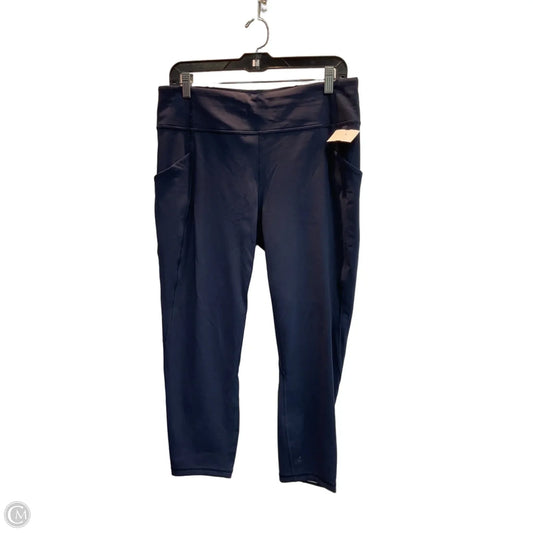 Athletic Capris By Lululemon In Navy, Size: L