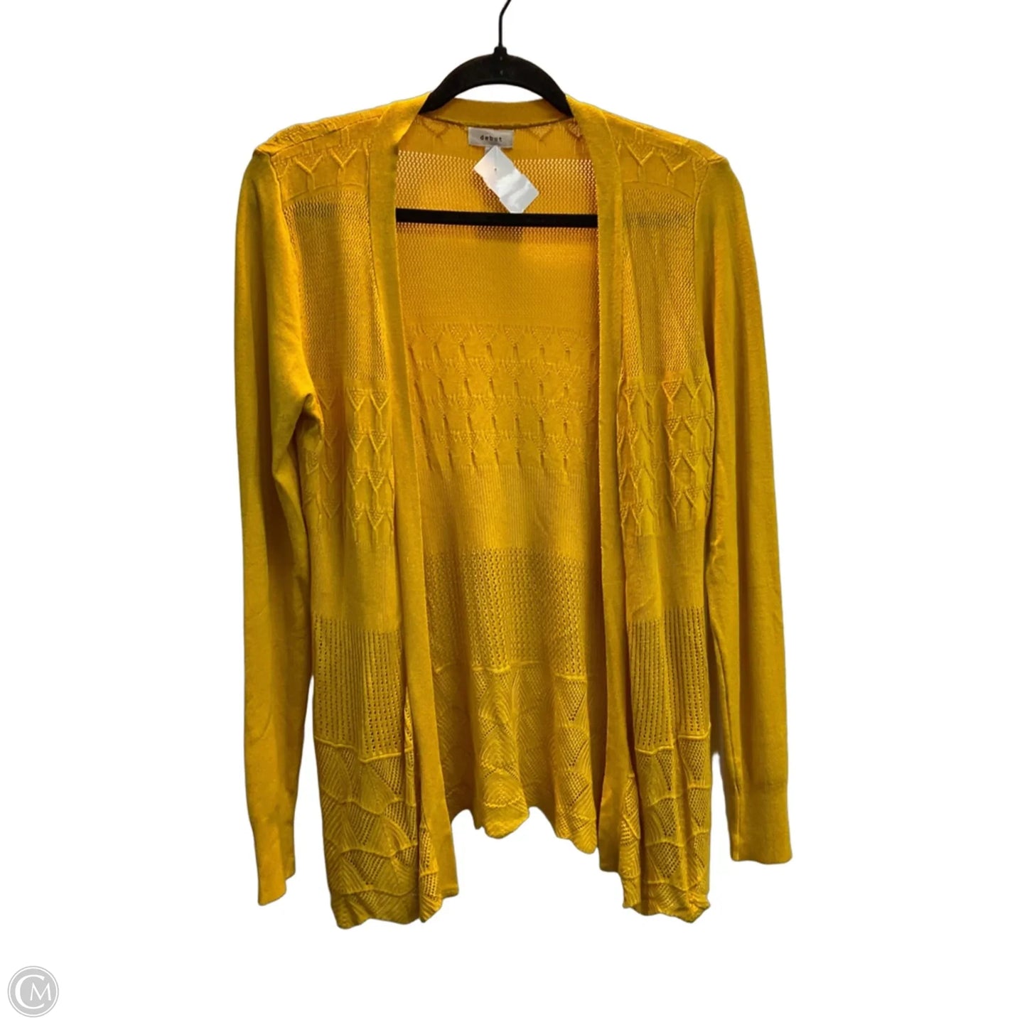 Cardigan By Debut In Gold, Size: M