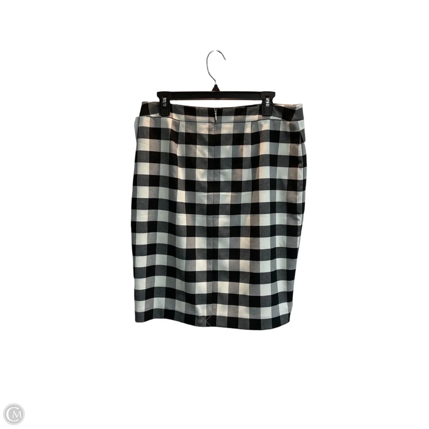 Skirt Midi By Ann Taylor In Checkered Pattern, Size: 12p