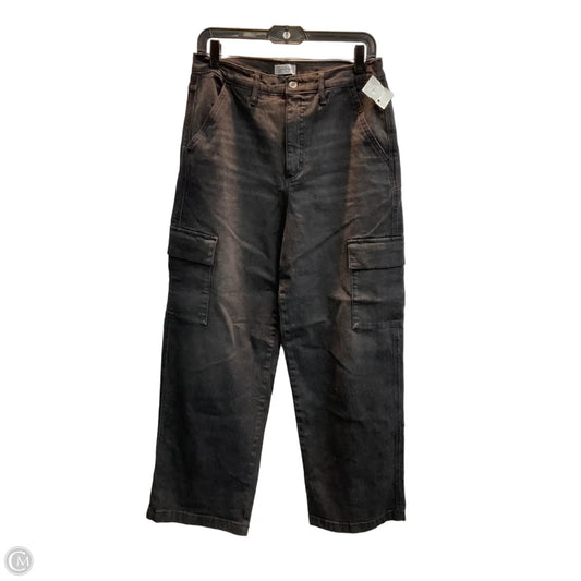 Jeans Wide Leg By Jessica Simpson In Black Denim, Size: 8