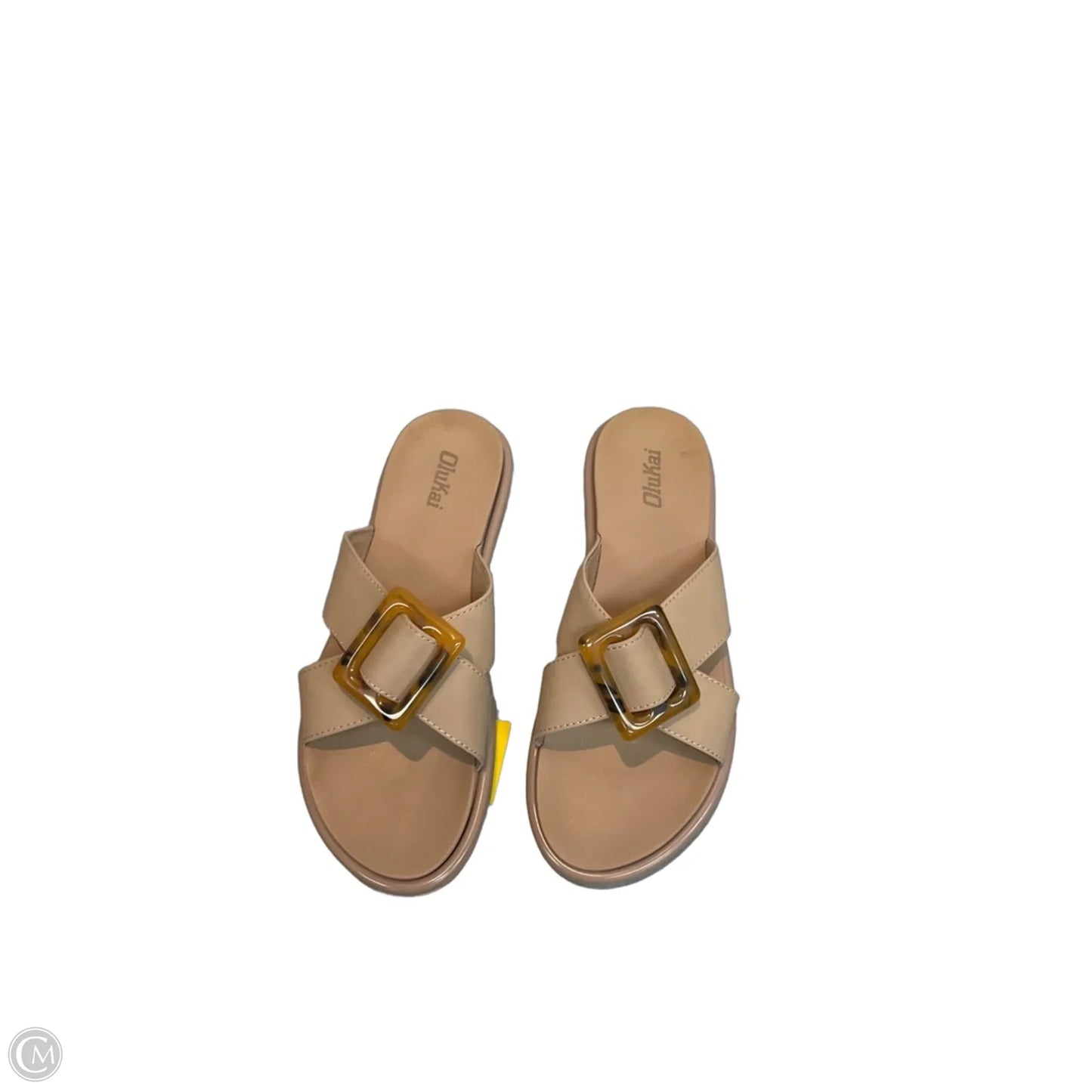 Sandals Flip Flops By Olukai In Tan, Size: 6