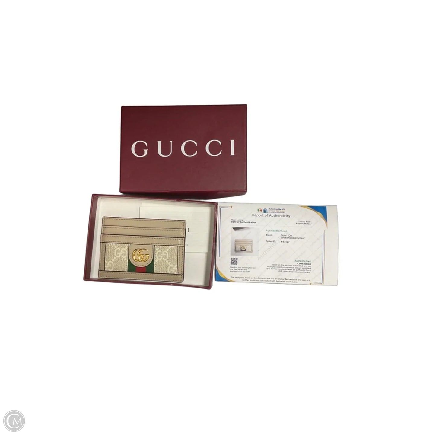Wallet Luxury Designer By Gucci, Size: Small