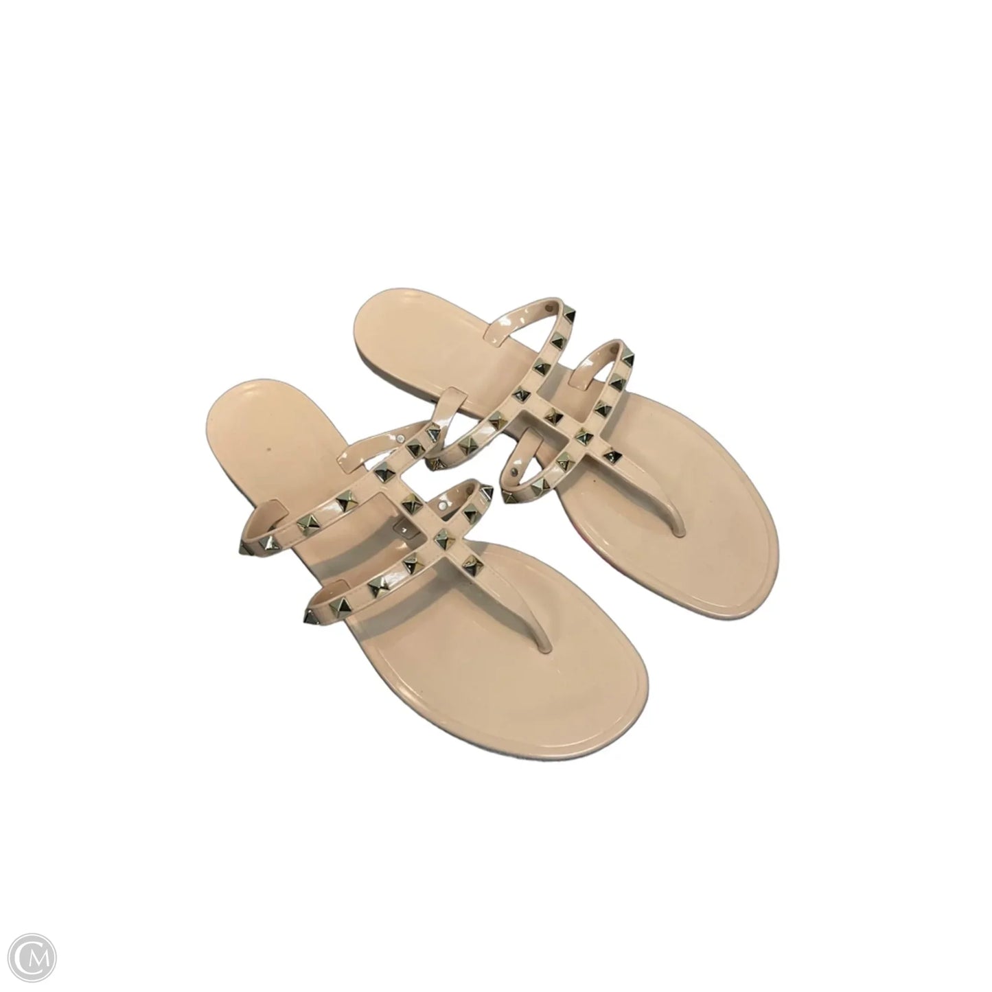 Sandals Flip Flops By Clothes Mentor In Tan, Size: 9