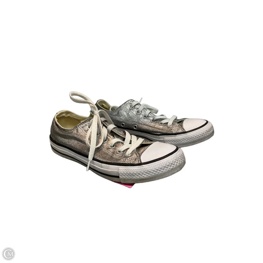 Shoes Sneakers By Converse In Silver, Size: 7.5