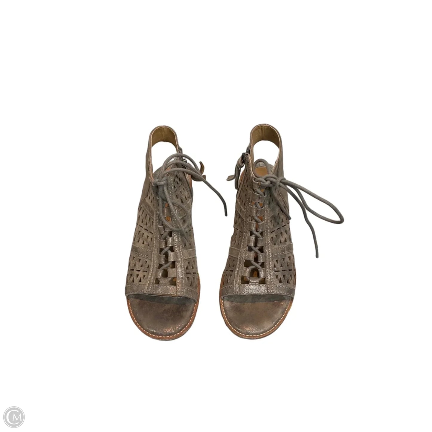 Sandals Flats By Sofft In Gold, Size: 6.5