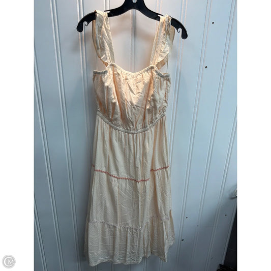 Dress Casual Maxi By Lc Lauren Conrad In Cream, Size: M