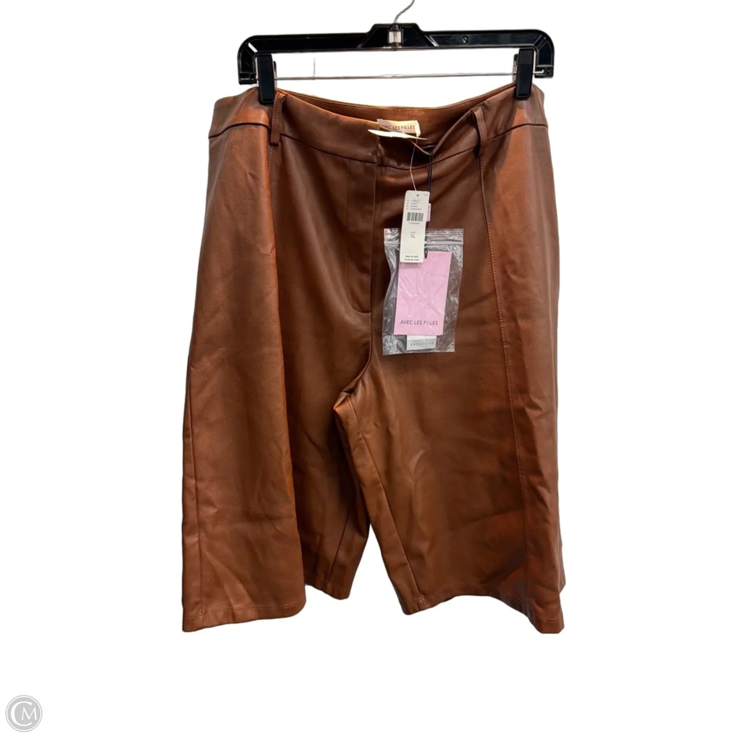 Shorts By Avec Les Filles In Brown, Size: 16