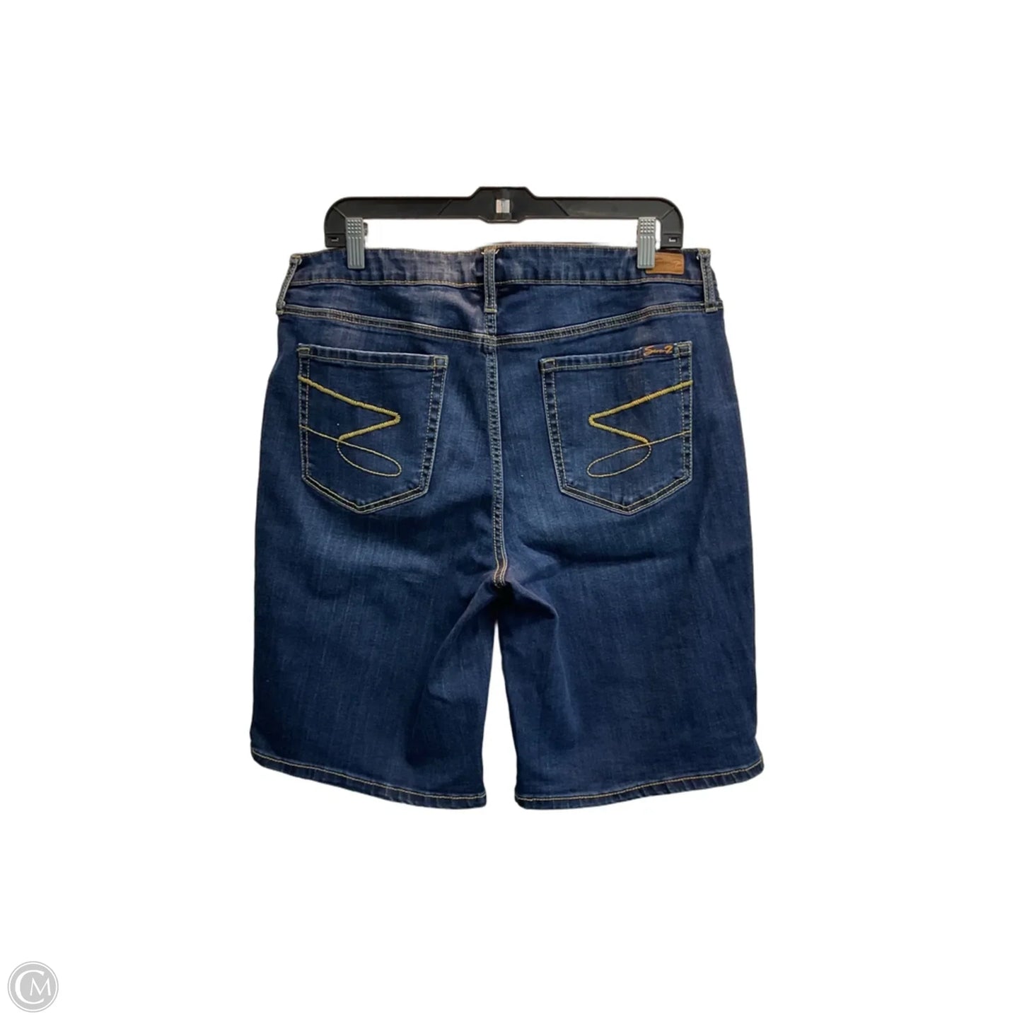Shorts By Seven 7 In Blue Denim, Size: 16