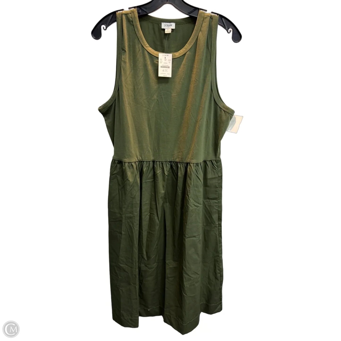 Dress Casual Maxi By J. Crew In Green, Size: L