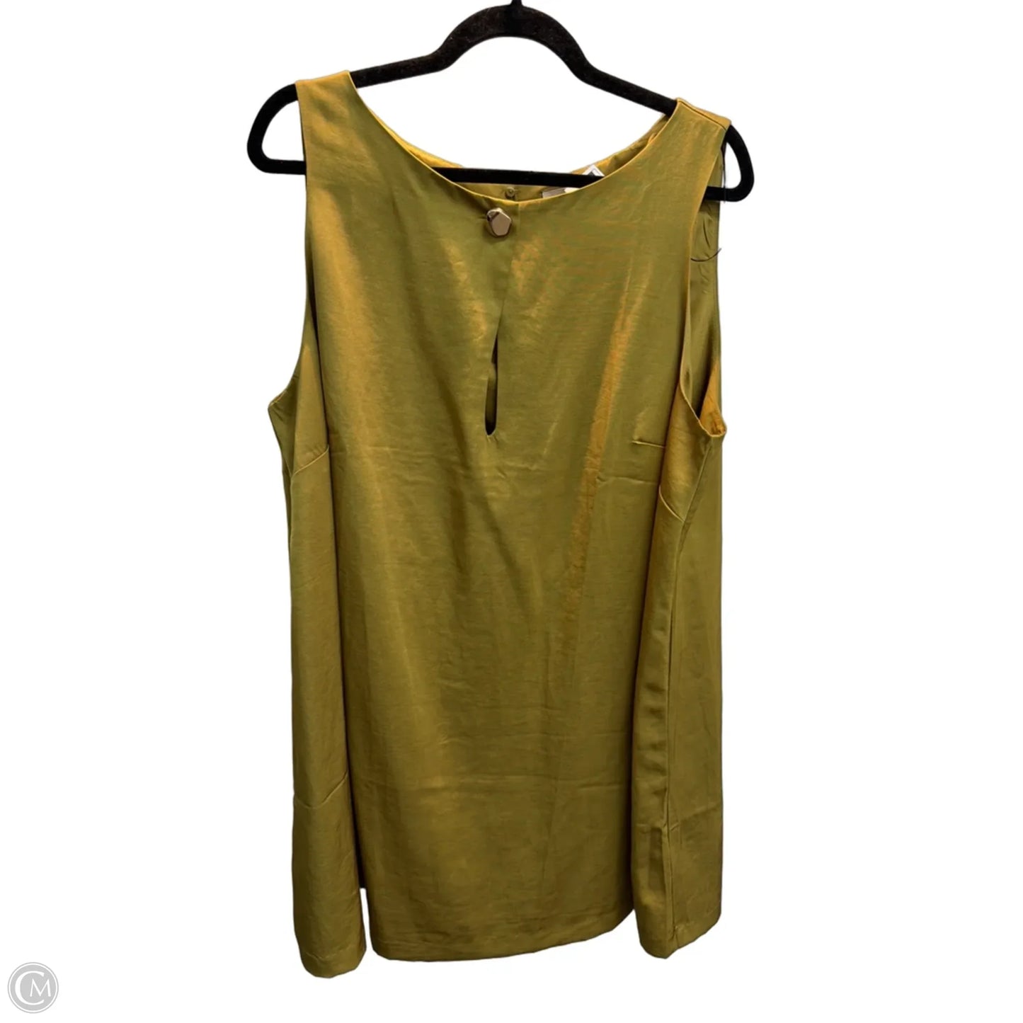 Dress Work By H&m In Chartreuse, Size: Xl