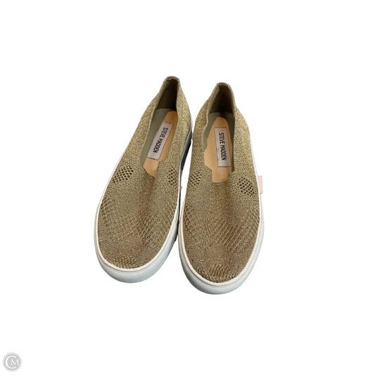Shoes Flats By Steve Madden In Gold, Size: 7