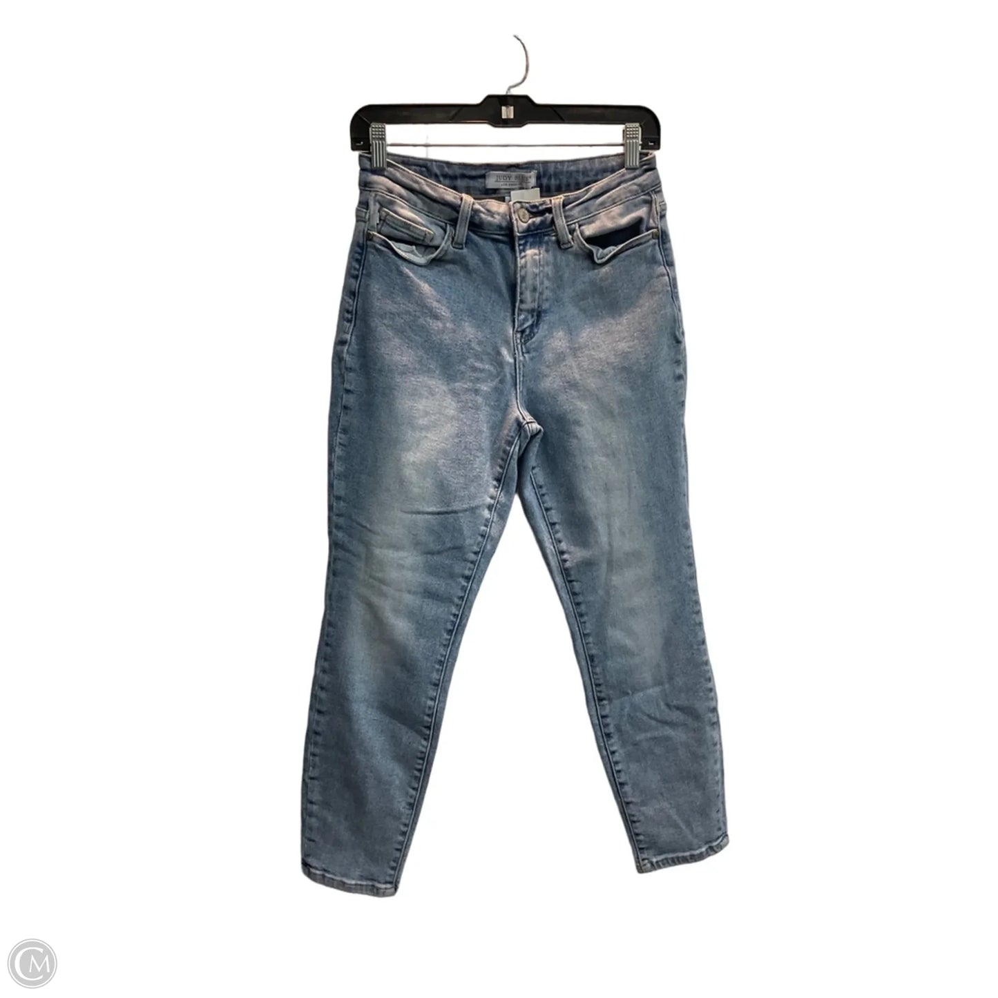 Jeans Skinny By Judy Blue In Blue Denim, Size: 4