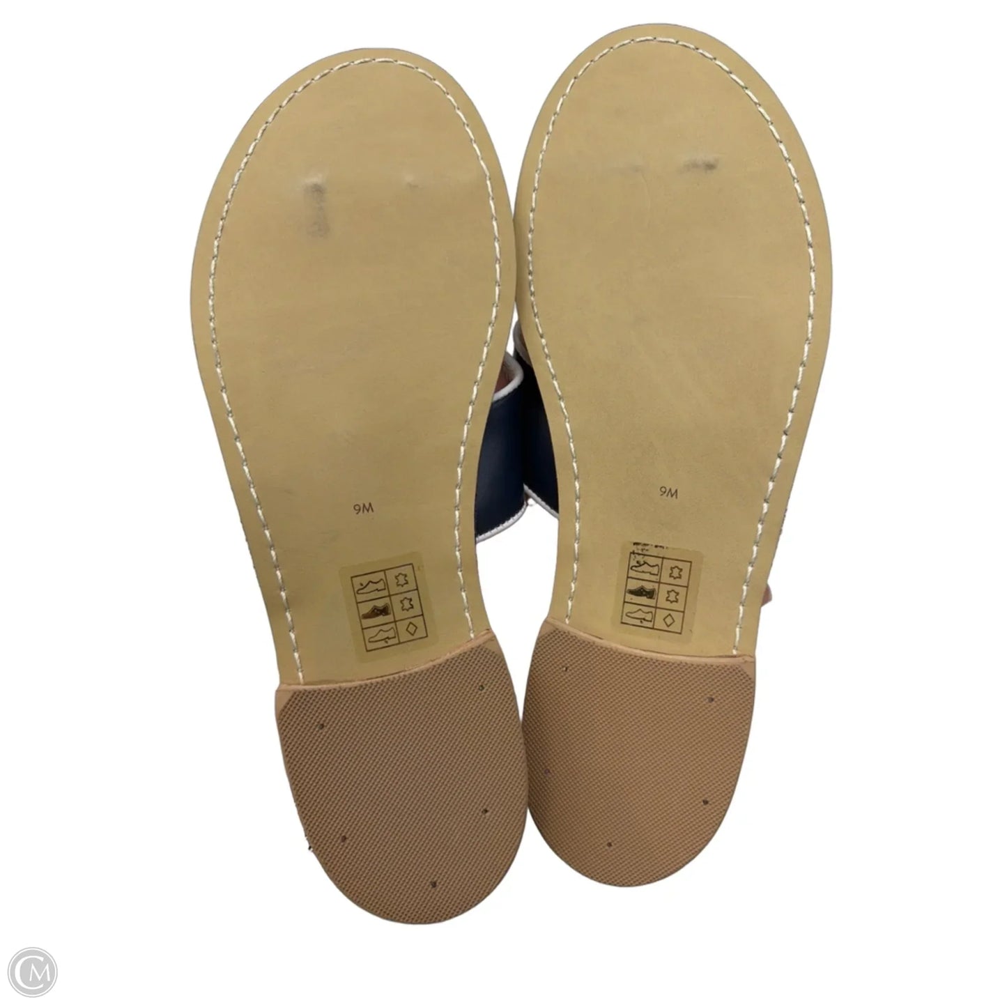 Sandals Flats By Jack Rogers In Navy, Size: 9