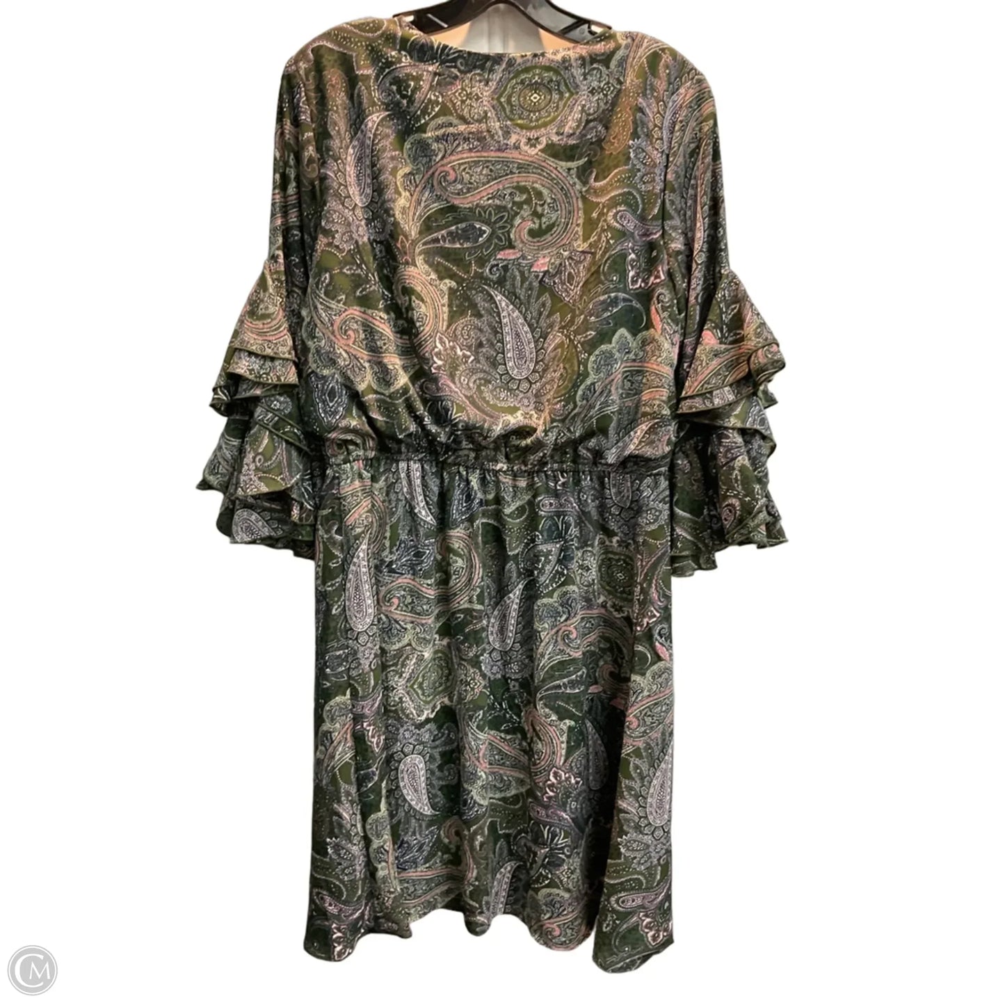 Dress Casual Midi By Cato In Paisley Print, Size: M