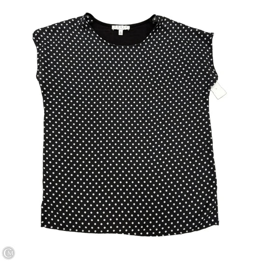 Top Sleeveless By Chaus In Polkadot Pattern, Size: S