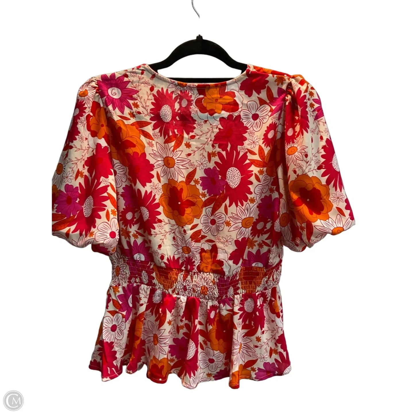 Top Short Sleeve By Dokotoo In Floral Print, Size: S