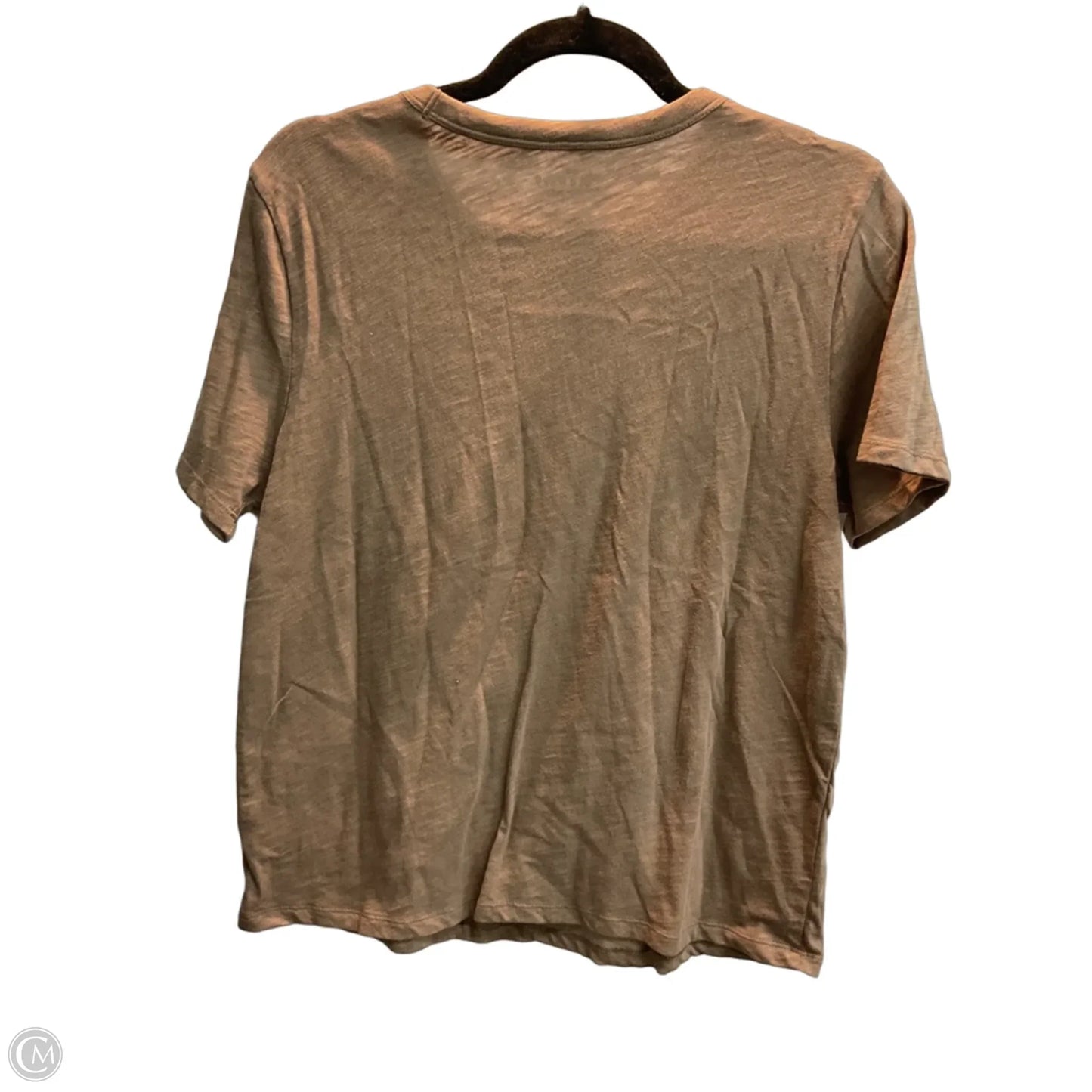 Top Short Sleeve Basic By Old Navy In Taupe, Size: M