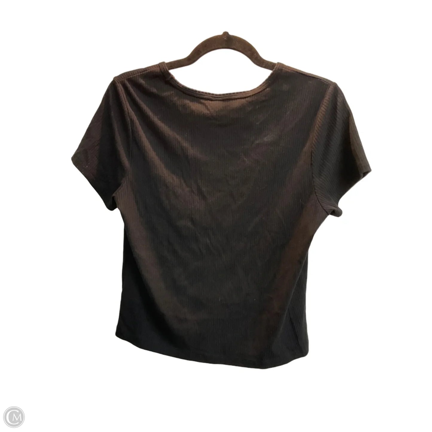Top Short Sleeve Basic By Old Navy In Black, Size: L