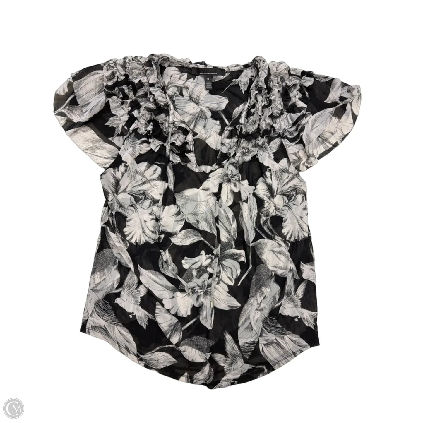 Top Sleeveless By White House Black Market In Blue Denim, Size: M