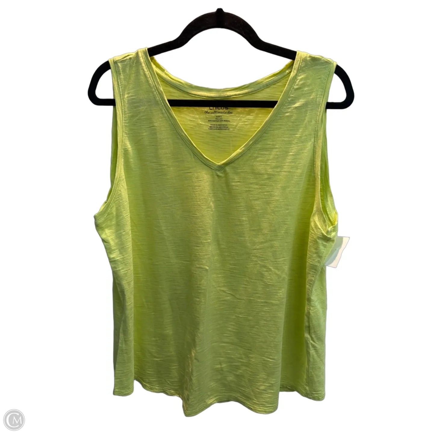Tank Top By Chicos In Grey, Size: Xl