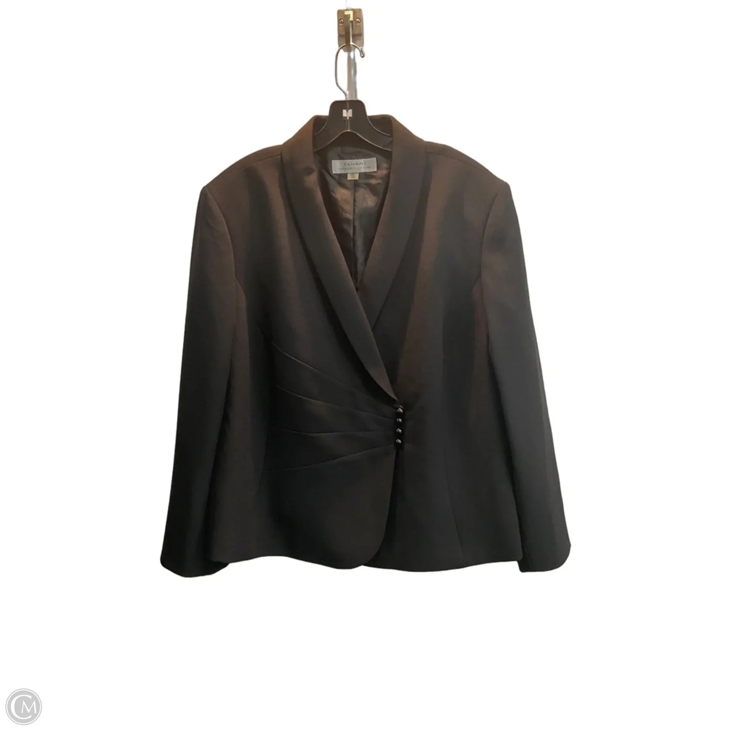 Blazer By Tahari In Black, Size: 1x