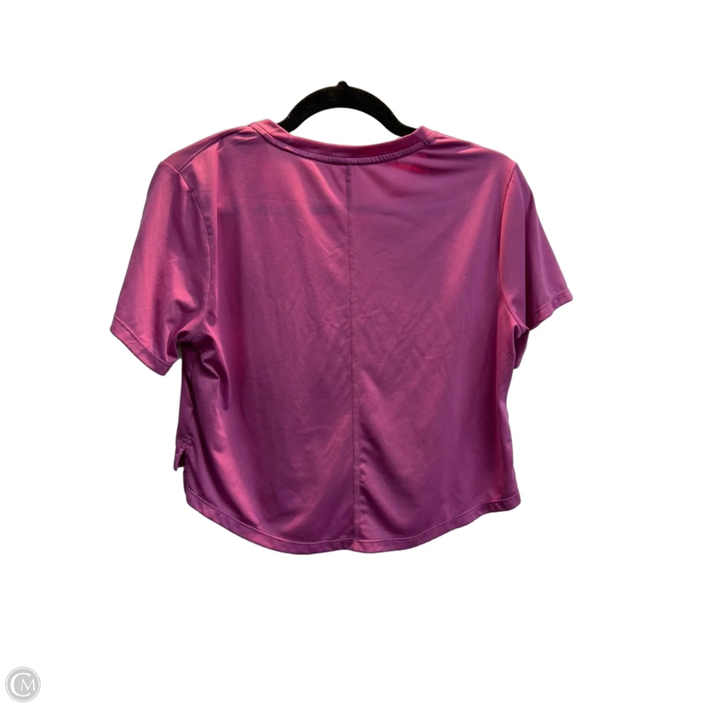 Athletic Top Short Sleeve By Nike In Pink, Size: S