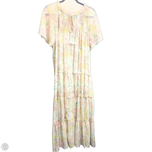 Dress Party Long By In Loom In Floral Print, Size: L