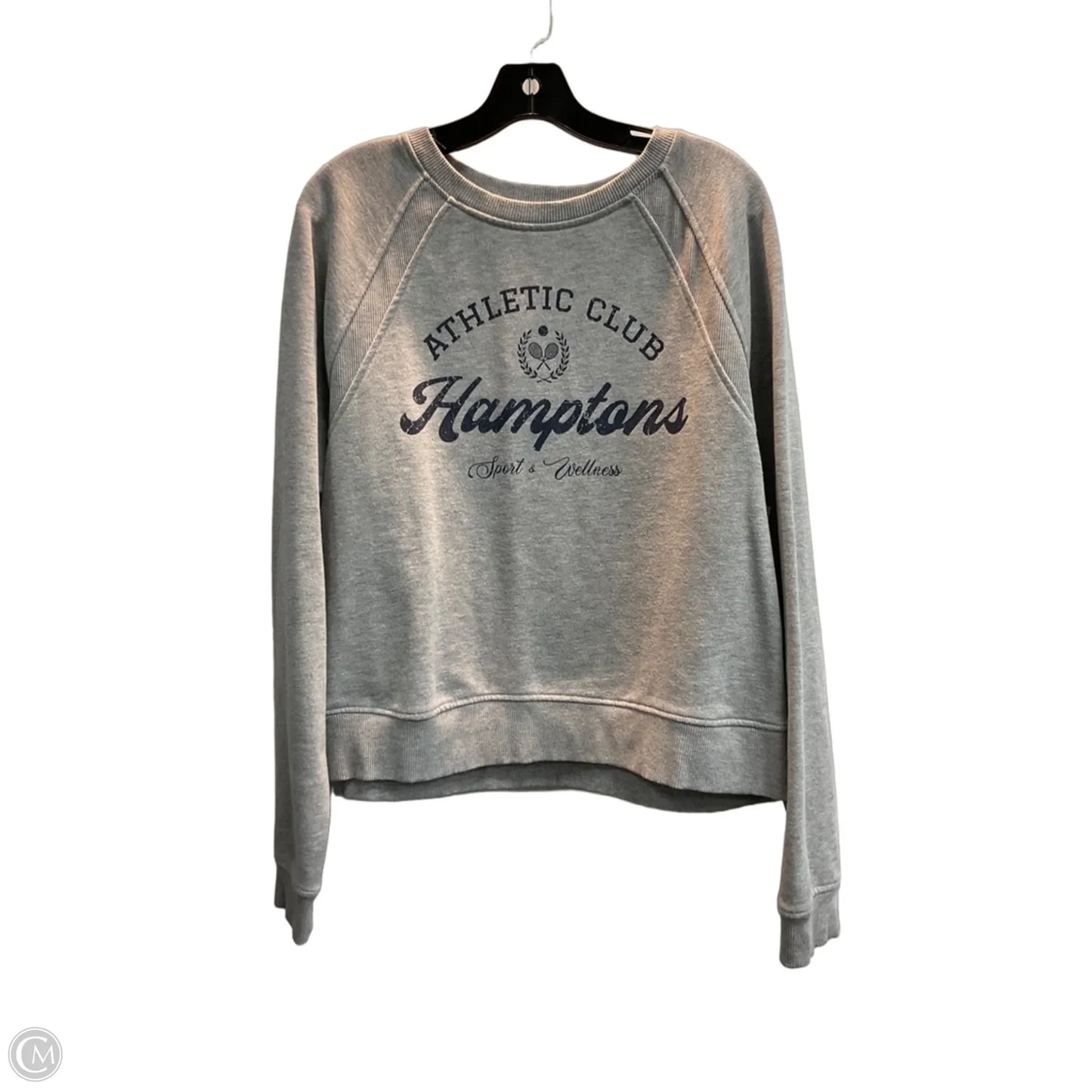 Athletic Sweatshirt Crewneck By Thread And Supply In Grey, Size: Xl