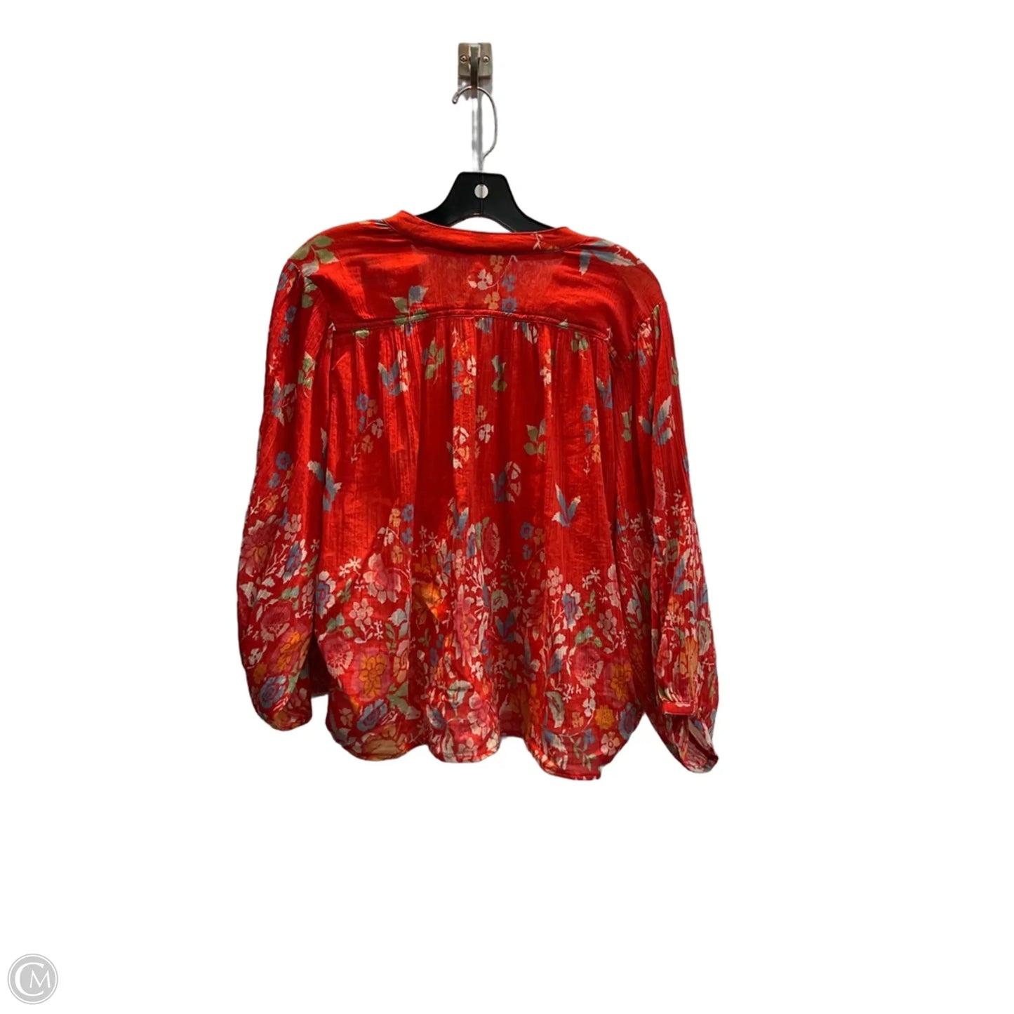 Blouse 3/4 Sleeve By Pilcro In Red, Size: S