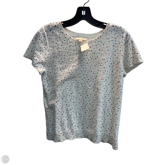 Top Short Sleeve By Loft In Polkadot Pattern, Size: Xs