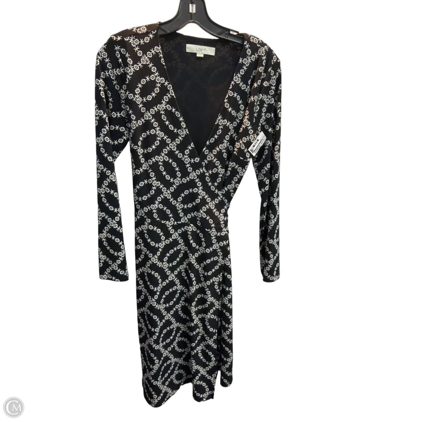 Dress Work By Loft In Floral Print, Size: S