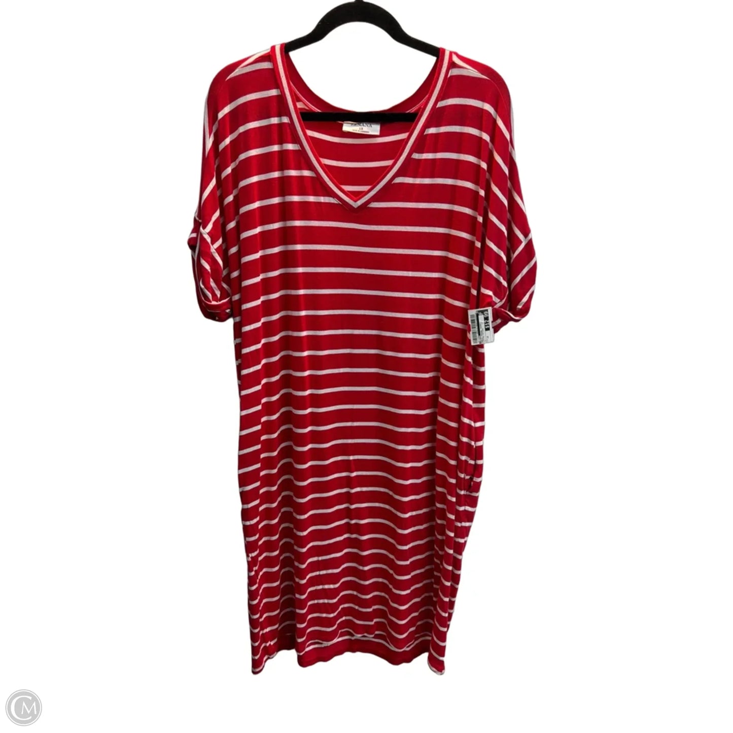 Dress Casual Short By Zenana In Striped Pattern, Size: 1x