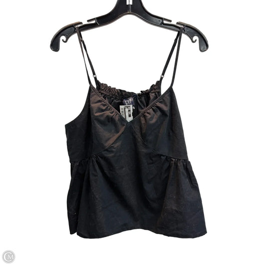 Top Sleeveless By Gap In Black, Size: Xl