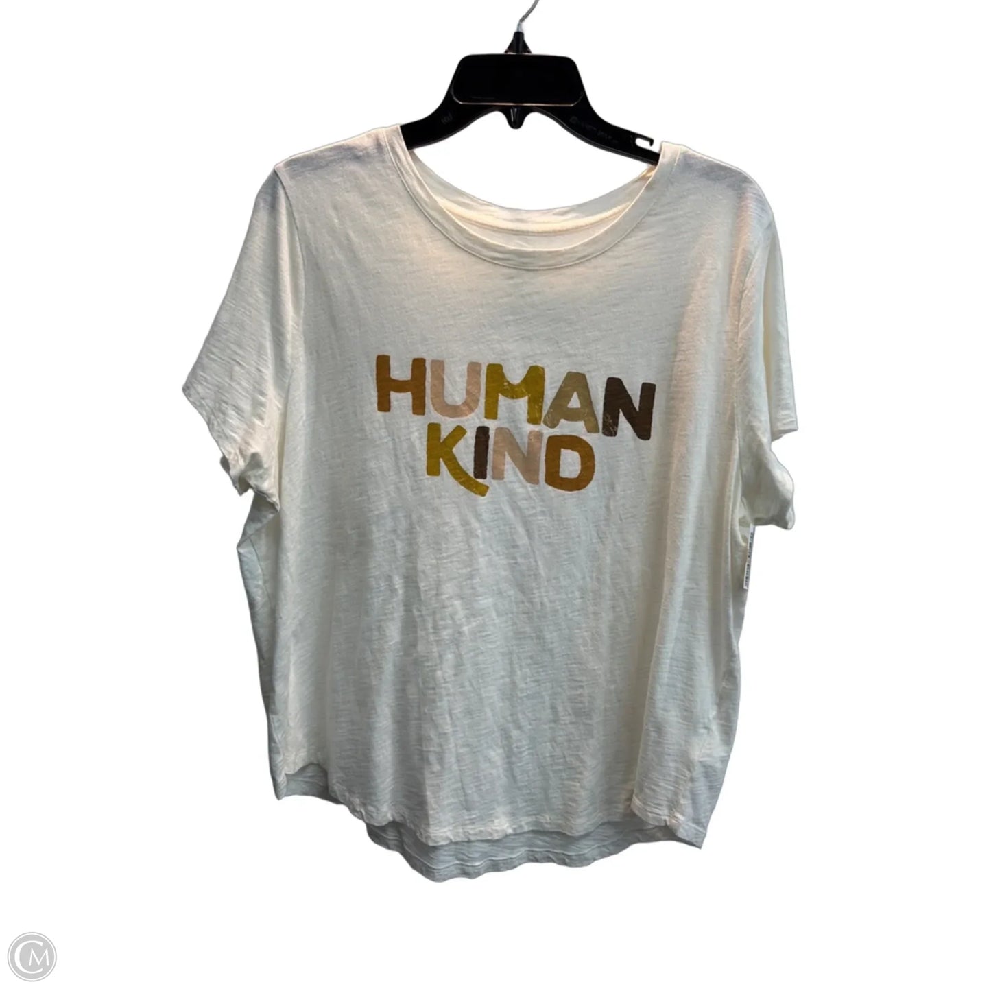 Top Short Sleeve Basic By Old Navy In Cream, Size: Xl