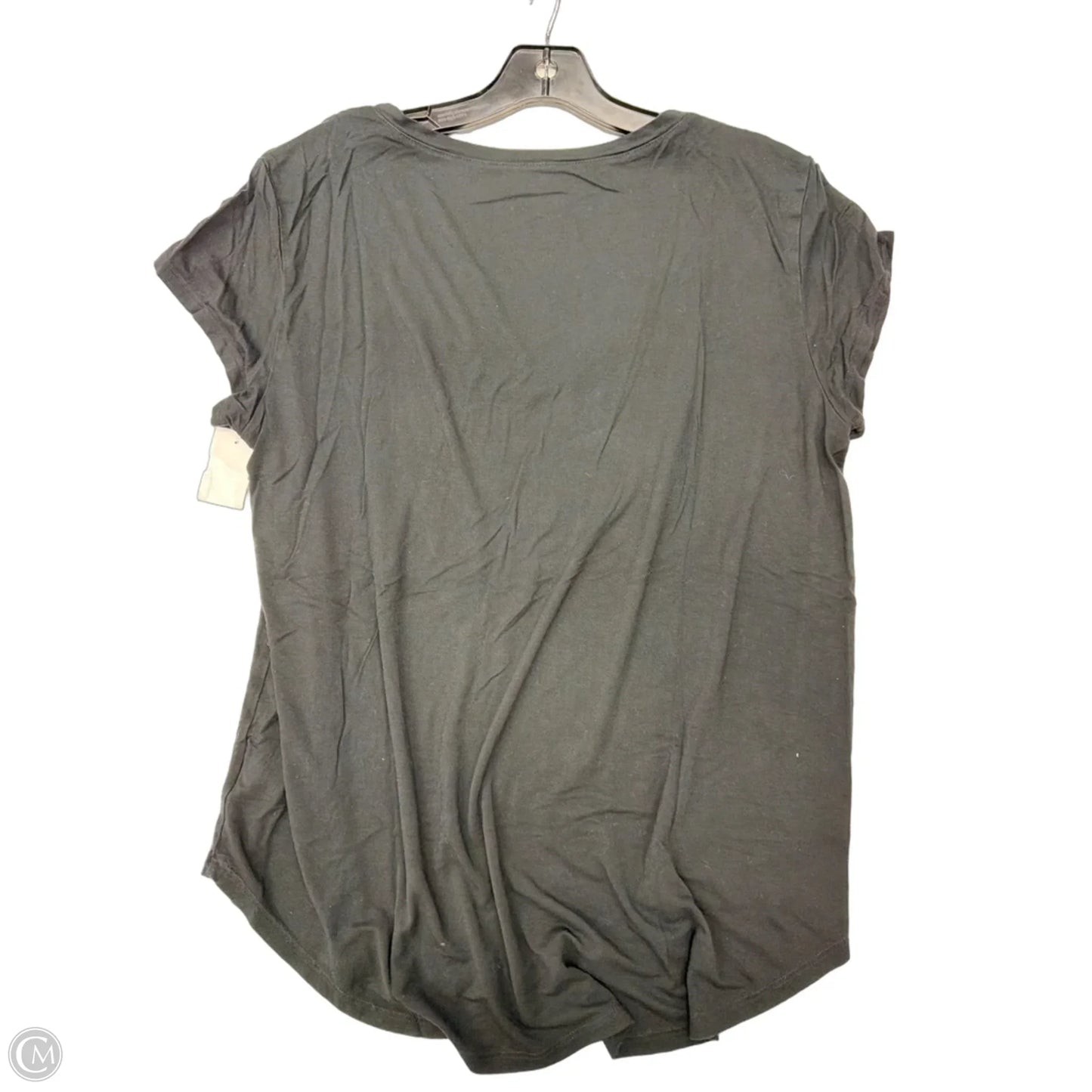 Top Short Sleeve Basic By American Eagle In Black, Size: L