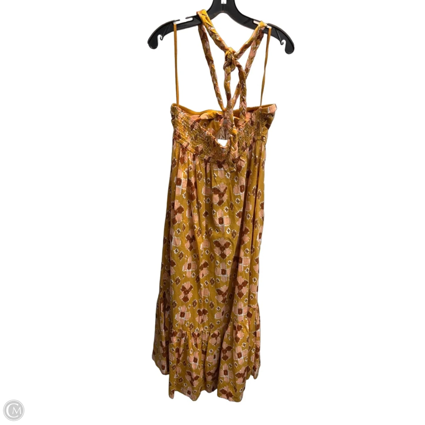 Dress Casual Maxi By Aerie In Gold, Size: L