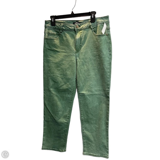 Jeans Straight By D Jeans In Green, Size: 12