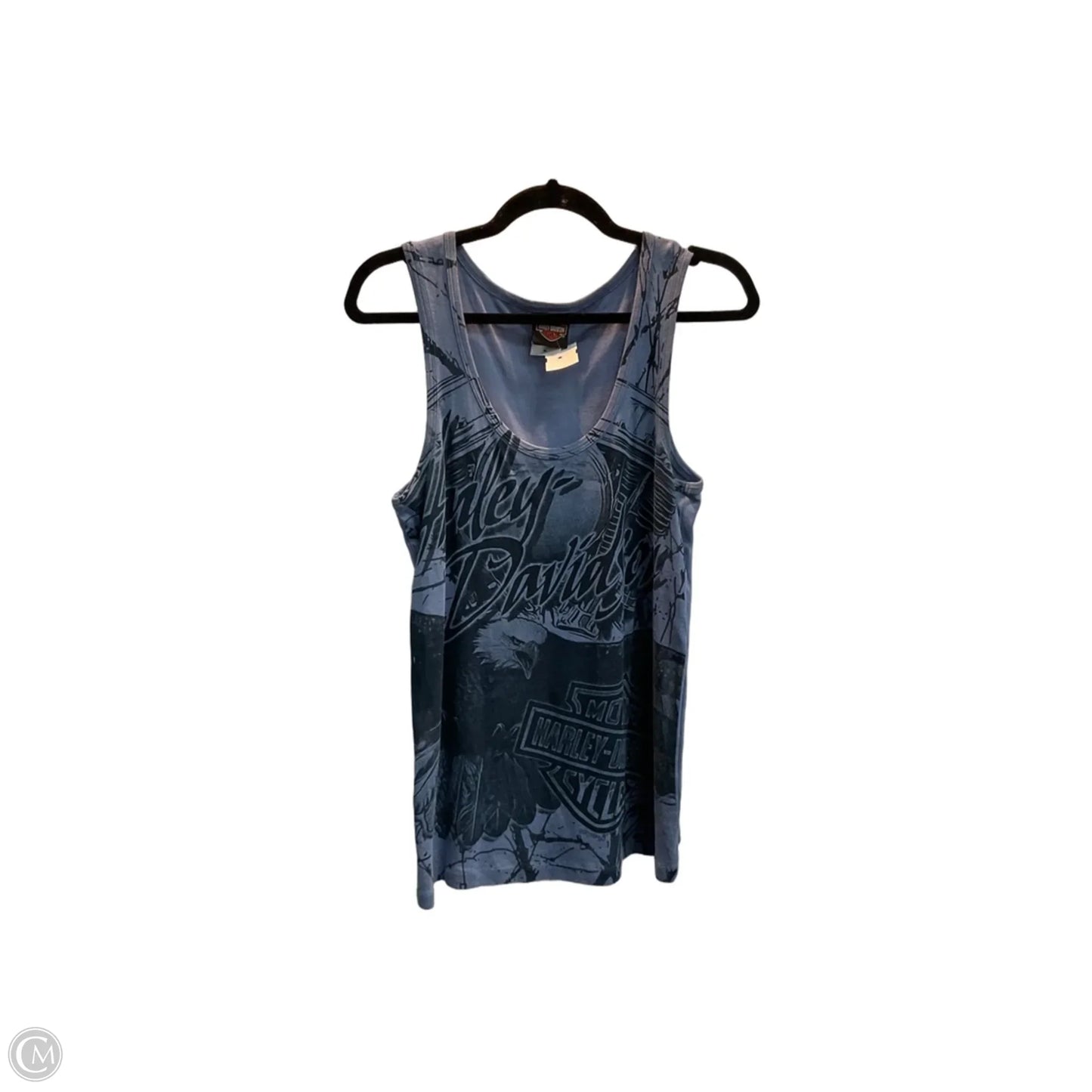 Tank Top By Harley Davidson In Blue, Size: Xl