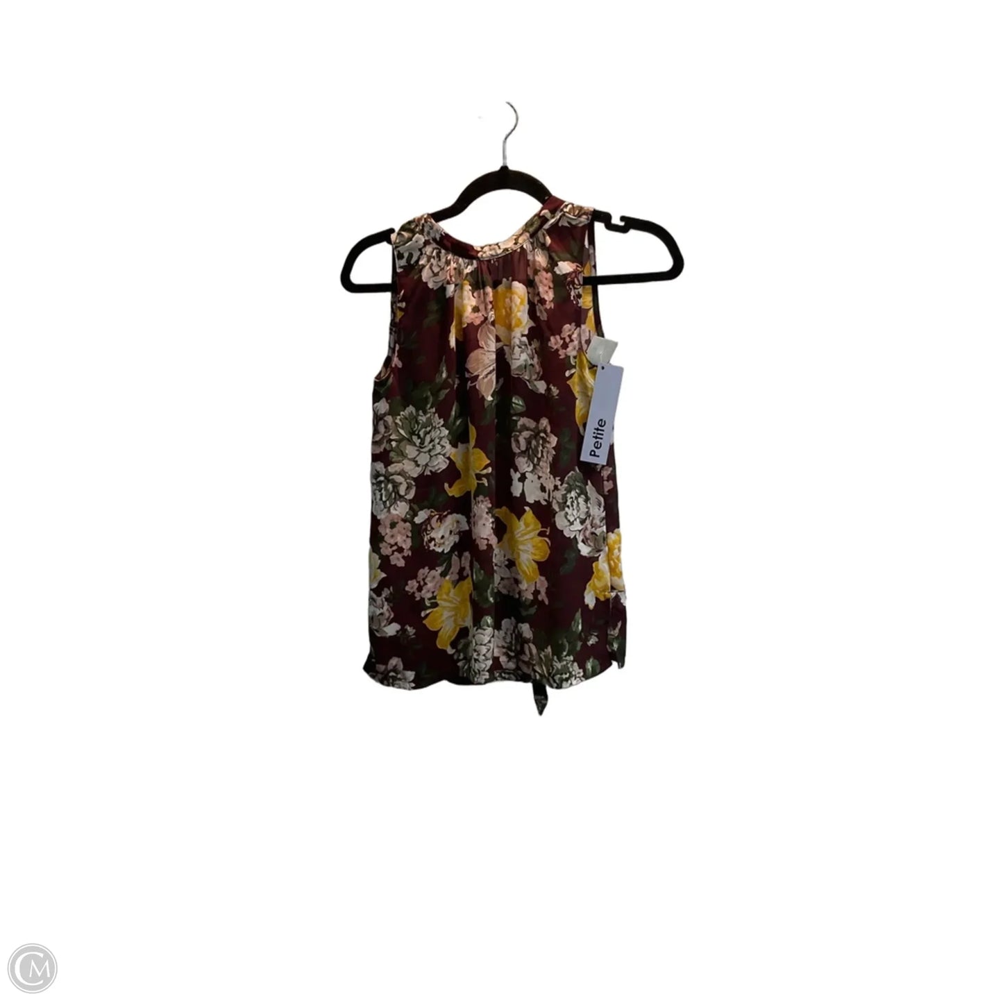 Top Sleeveless By Loft In Floral Print, Size: Xxsp