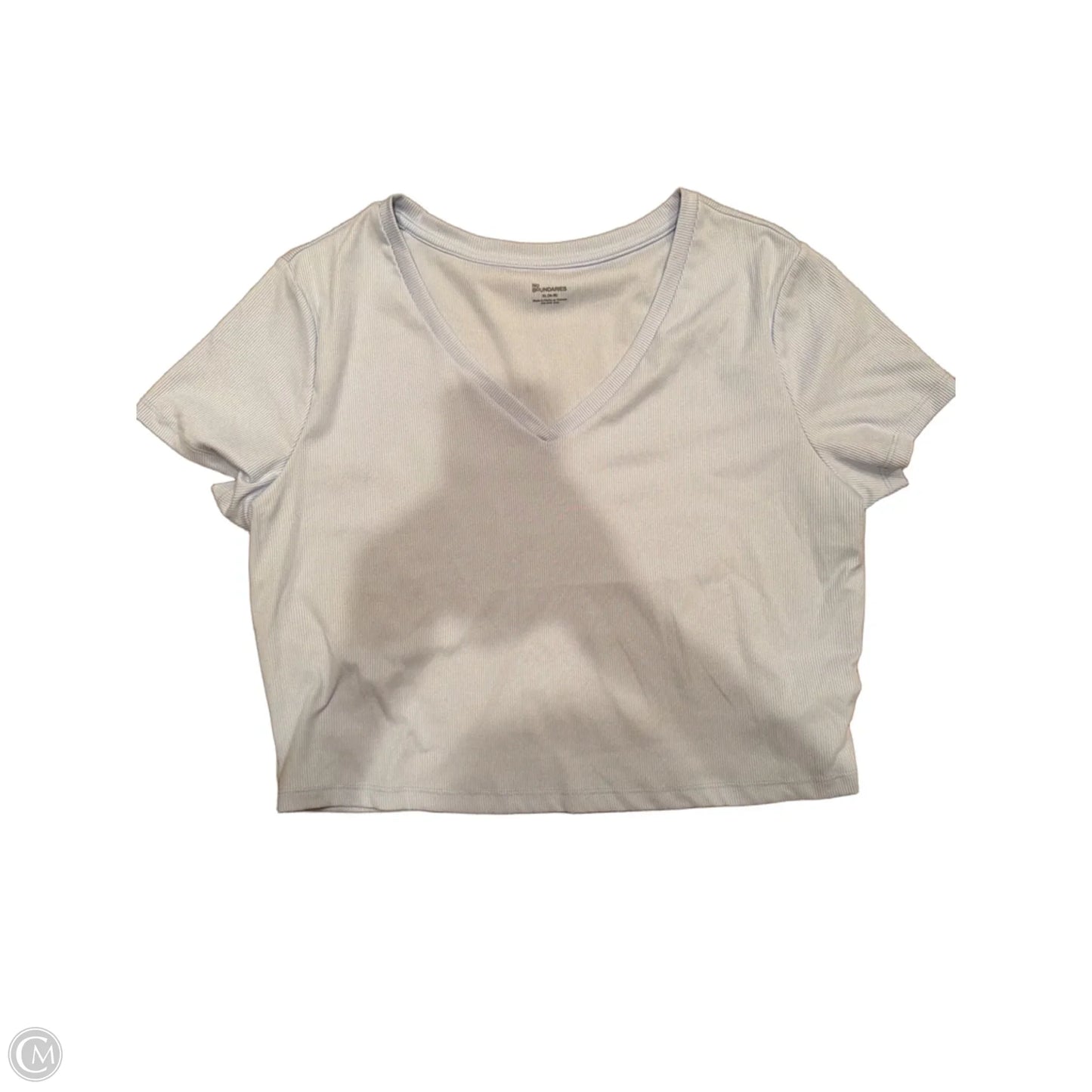 Top Short Sleeve Basic By No Boundaries In Blue, Size: Xl